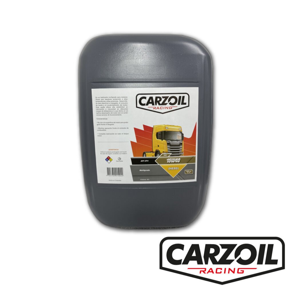 Lubricantes Carzoil Premium - Lubricante 15W40 Multigrado para Diesel Garrafa